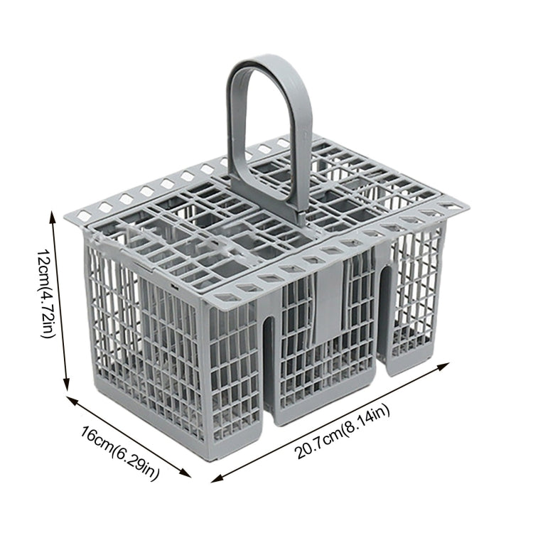 For Hotpoint Dishwasher Cutlery Basket Cage with Removable Handle, Dishwasher Storage Box