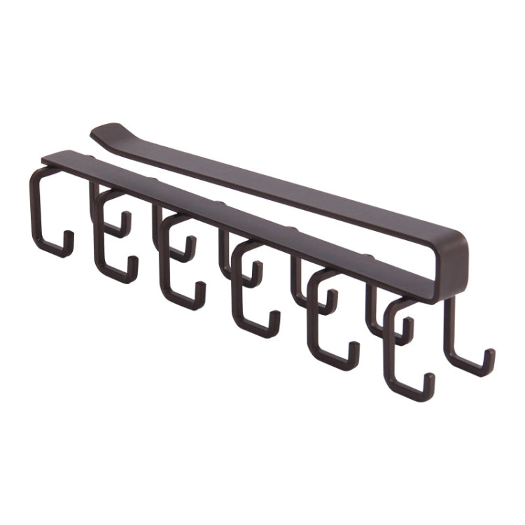 Hole-free Hanging Cup Holder Clip-type Double-row  Hook Frame, Clip-type Hook Frame