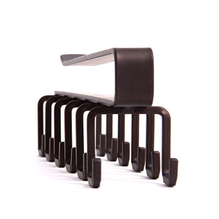 Hole-free Hanging Cup Holder Clip-type Double-row  Hook Frame, Clip-type Hook Frame