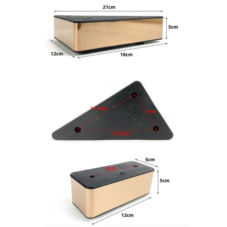 LH-SFJD001 5cm Thick Stainless Steel Sofa Booster Pad, Style:, Rectangular, Triangle