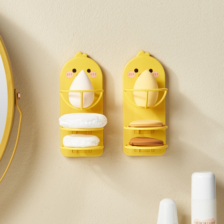 Beauty Egg Powder Puff Wall Mounted Multifunctional Shelf, Powder Puff Wall Mounted