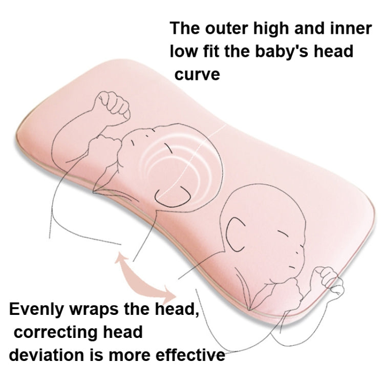 Infant Memory Foam Pillow Four Seasons Universal Comfort Pillow For Children, Elf Green, Pink