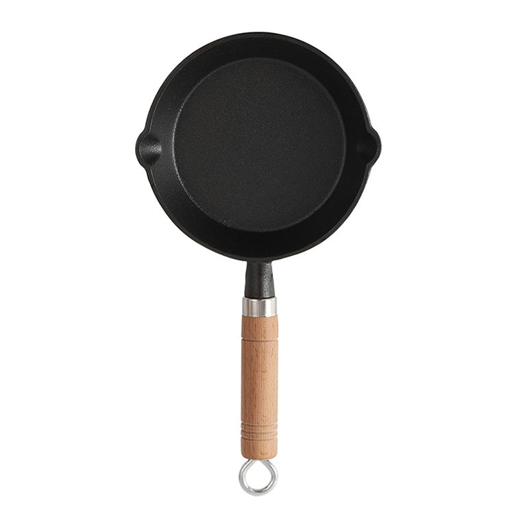 Household Hot Oil Frying Pan Cast Iron Skillet, Small