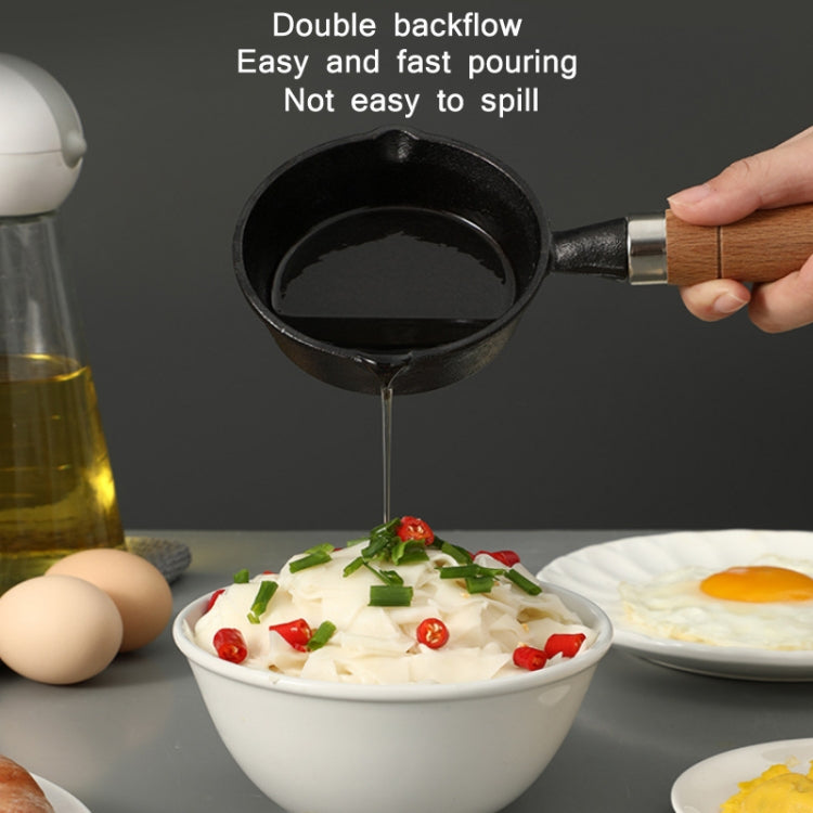 Household Hot Oil Frying Pan Cast Iron Skillet, Small