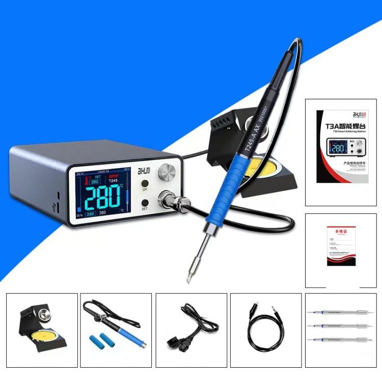 AIXUN T3A Soldering Station+T245 Welding Pen Precision Repair Welding Tool Set, US Plug, EU Plug