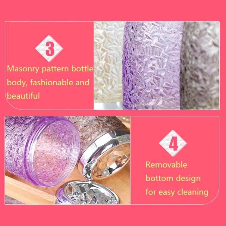 Home Shatter-resistant Diamond Texture Juice Jug, Purple, Smoke Grey, Transparent, Amber, Blue