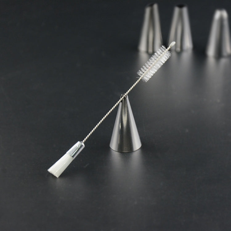10 PCS Two Side Cake Piping Tip Cleaning Brush, Cake Piping Tip Brush