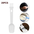 20 PCS Coffee Bean Grinder Spoon Grinder Cleaning Brush With Scale, White Handle White Hair, White Handle Black Hair, Black Handle White Hair, Black Handle Black Hair, Blue Handle White Hair, Blue Handle Black Hair, Pink Handle White Hair              ...