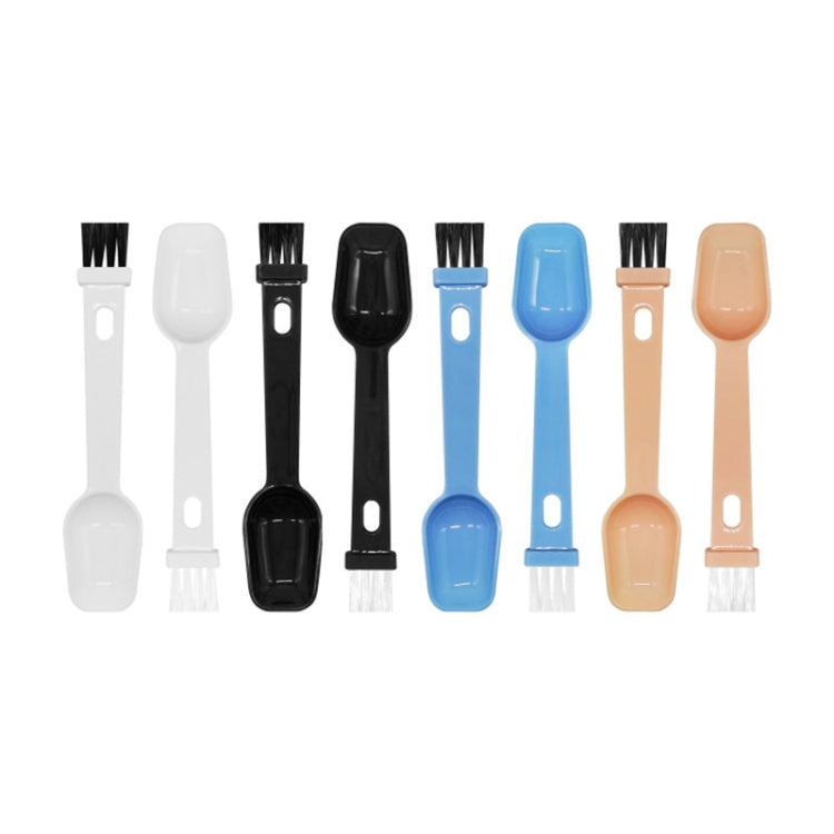 20 PCS Coffee Bean Grinder Spoon Grinder Cleaning Brush With Scale, White Handle White Hair, White Handle Black Hair, Black Handle White Hair, Black Handle Black Hair, Blue Handle White Hair, Blue Handle Black Hair, Pink Handle White Hair              ...