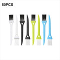 50 PCS Razor Brush Crevice Cleaning Brush Groove Brush Mini Small Brush