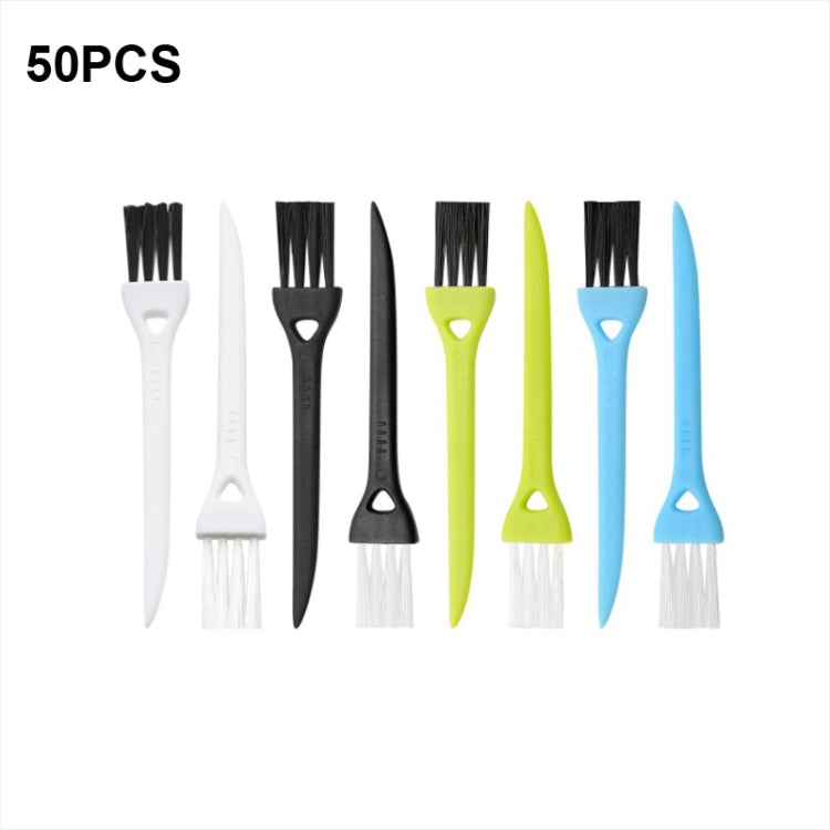 50 PCS Razor Brush Crevice Cleaning Brush Groove Brush Mini Small Brush