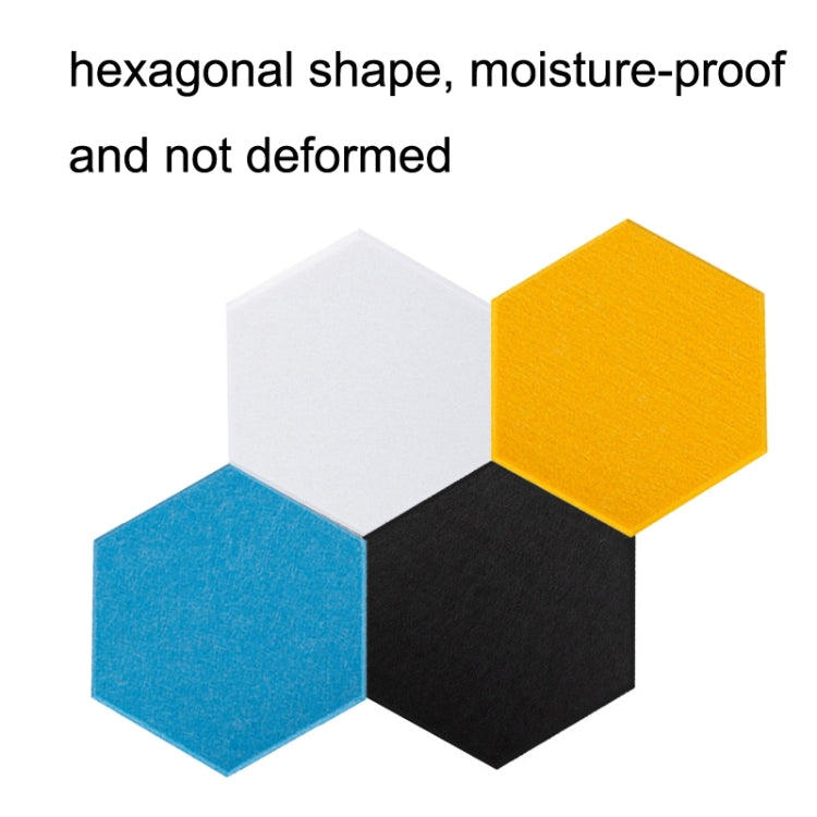 Polyester Fiber Wall Decoration Sound Insulation Cotton Sound Absorbing Board, Style: With Glue (Lake Blue), Without Glue (Snow White), Without Glue (Orange Yellow), Without Glue (Black), Without Glue (Lake Blue), With Glue (Snow White)                ...