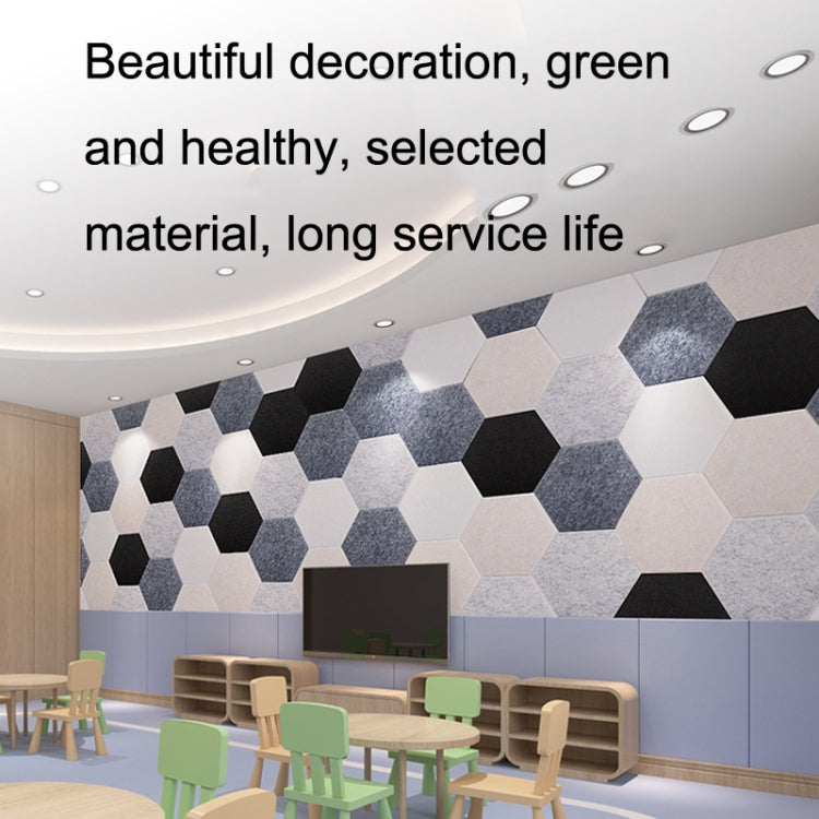 Polyester Fiber Wall Decoration Sound Insulation Cotton Sound Absorbing Board, Style: With Glue (Lake Blue), Without Glue (Snow White), Without Glue (Orange Yellow), Without Glue (Black), Without Glue (Lake Blue), With Glue (Snow White)                ...
