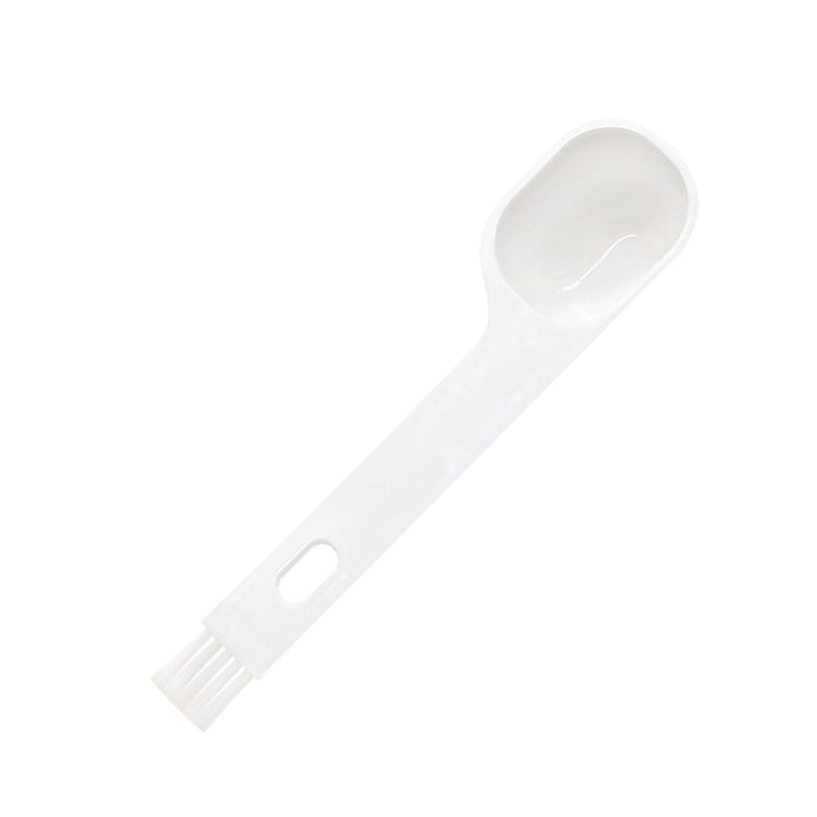 10 PCS Semi-automatic Coffee Machine Cleaning Brush Coffee Bean Spoon, Spoon(White), Spoon(Black)
