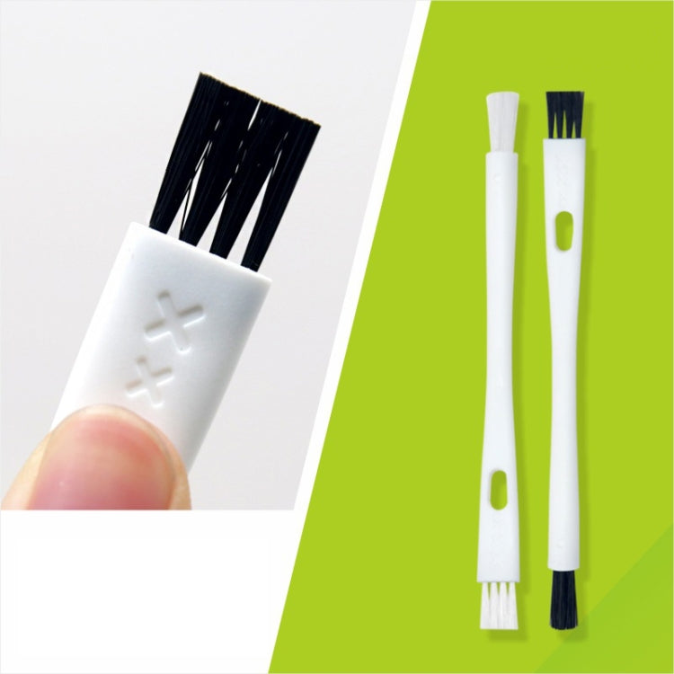 15 PCS Double-ended Cleaning Brush Coffee Maker Grinder Small Bristle Brush, Double-ended Cleaning Brush