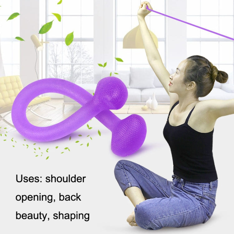 Yoga Body Sculpting Stretch Rope Multi-purpose Sports Puller, Blue, Purple