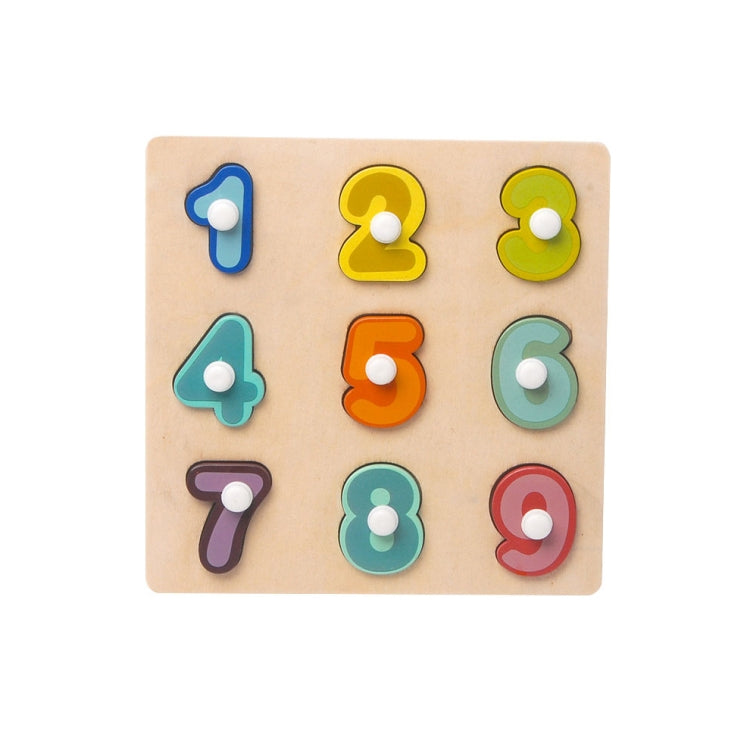 2 PCS Wooden Number Shape Matching Board, Digital Cognition, Shape Cognition