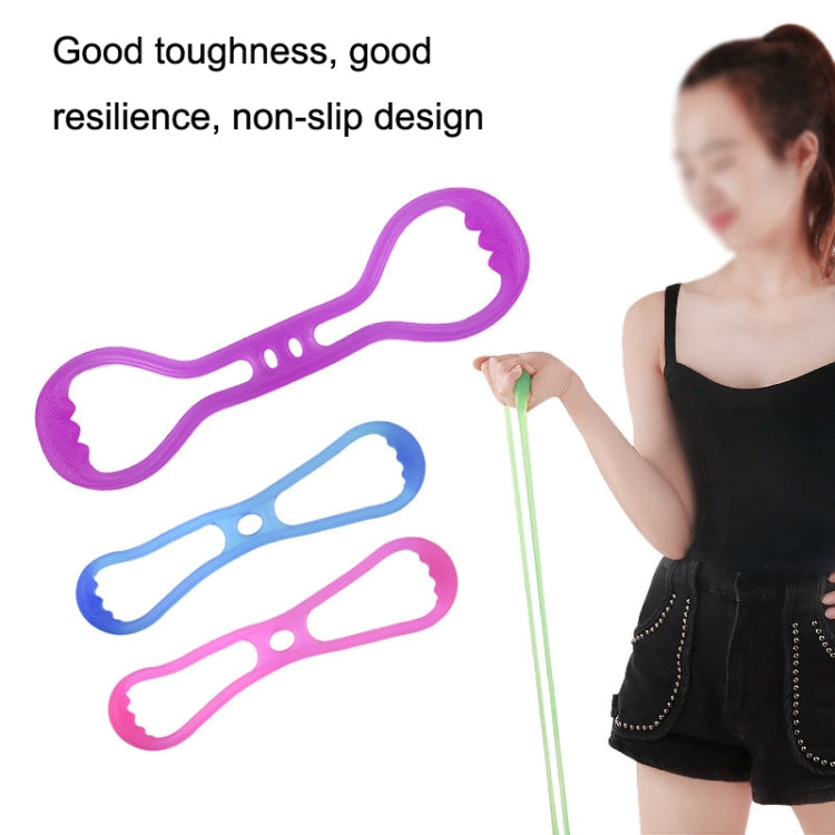 Fitness Weight Loss Muscle Training Stretching Multi-purpose Puller, Style: Single Hole (Pink), Single Hole (Pink), Single Hole (Green), Single Hole (Blue), Double Hole (Purple), Double Hole (Blue)