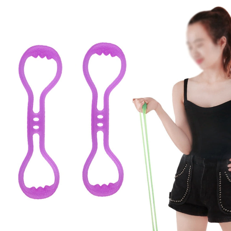 Fitness Weight Loss Muscle Training Stretching Multi-purpose Puller, Style: Single Hole (Pink), Single Hole (Pink), Single Hole (Green), Single Hole (Blue), Double Hole (Purple), Double Hole (Blue)