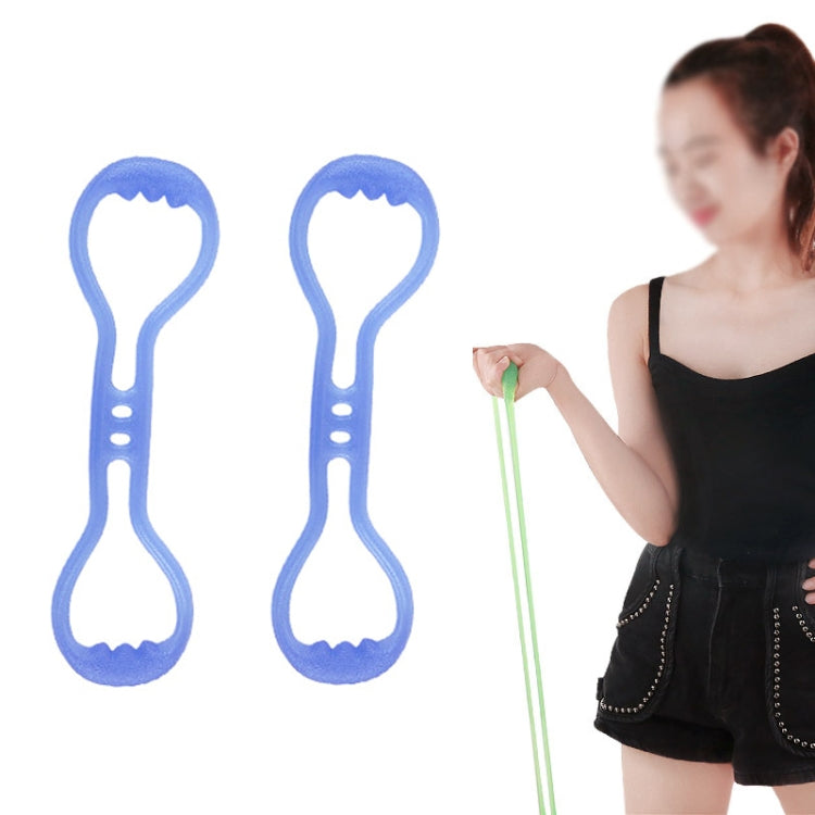 Fitness Weight Loss Muscle Training Stretching Multi-purpose Puller, Style: Single Hole (Pink), Single Hole (Pink), Single Hole (Green), Single Hole (Blue), Double Hole (Purple), Double Hole (Blue)