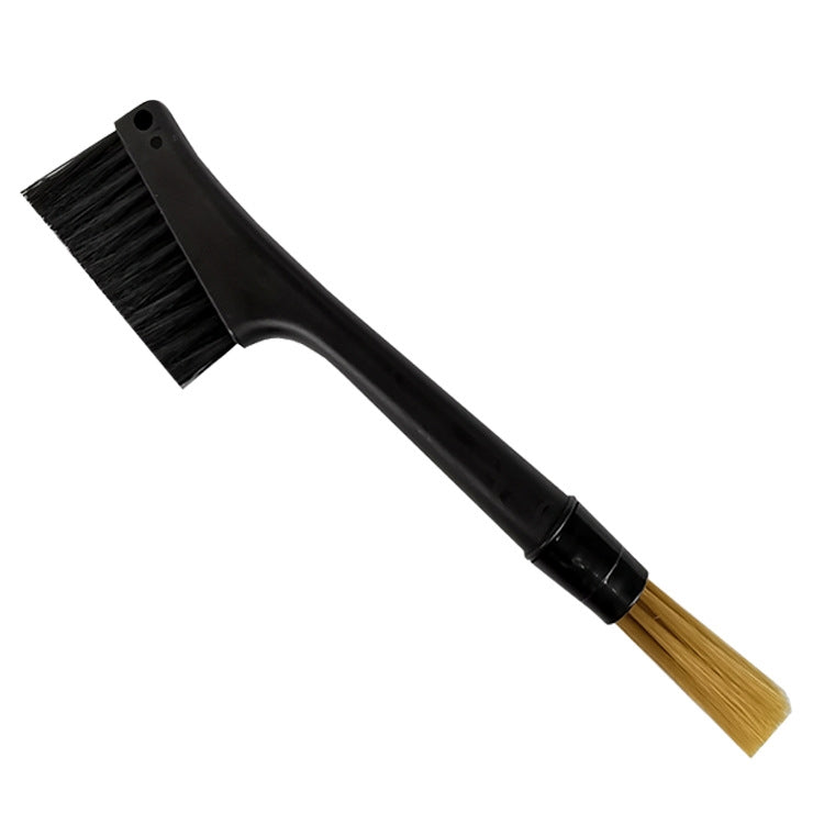 KFS-04 Double-ended Soft-bristled Coffee Machine Cleaning Brush, Double-ended Brush
