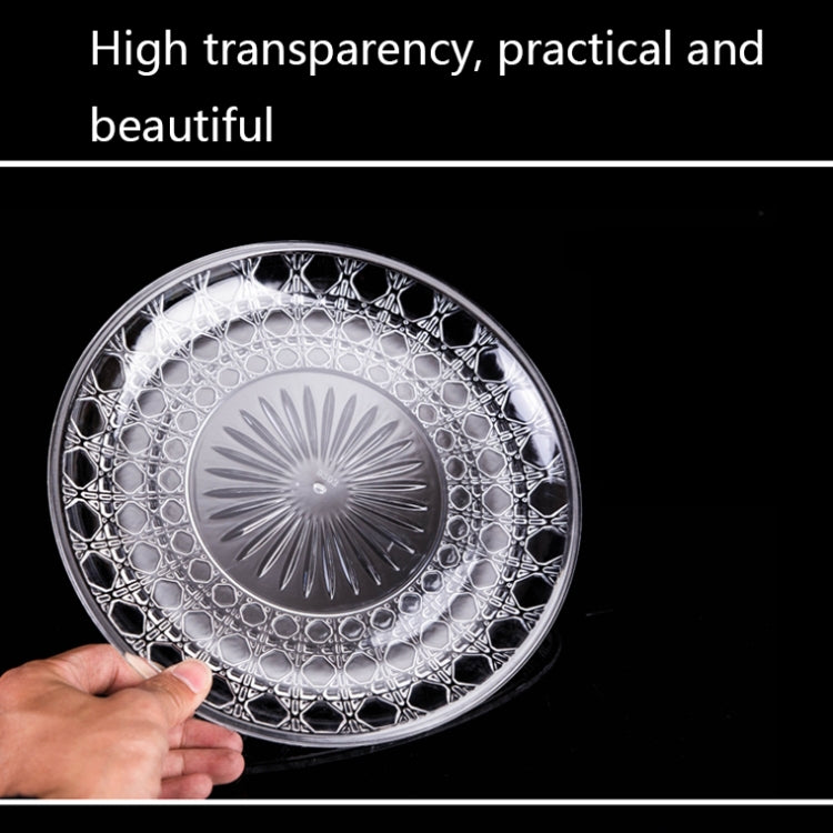 Acrylic Round Transparent Fruit Dish, Diameter:, 15cm, 20cm, 25cm, 30cm, 35cm