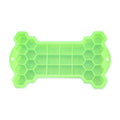 30 Grid Bone Honeycomb Silicone Ice Cube Mold with Lid, Green, Purple, Pink, Mint Green