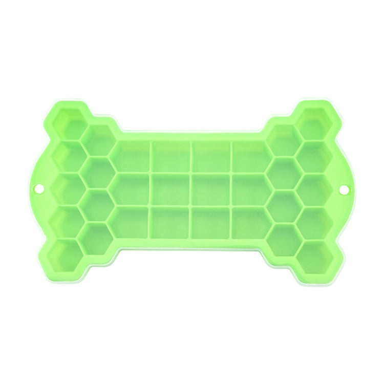 30 Grid Bone Honeycomb Silicone Ice Cube Mold with Lid, Green, Purple, Pink, Mint Green