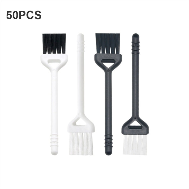 50 PCS  Keyboard Brush Coffee Machine Razor Dust Cleaning Brush, 50 PCS Random Color Delivery