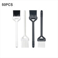 50 PCS  Keyboard Brush Coffee Machine Razor Dust Cleaning Brush, 50 PCS Random Color Delivery