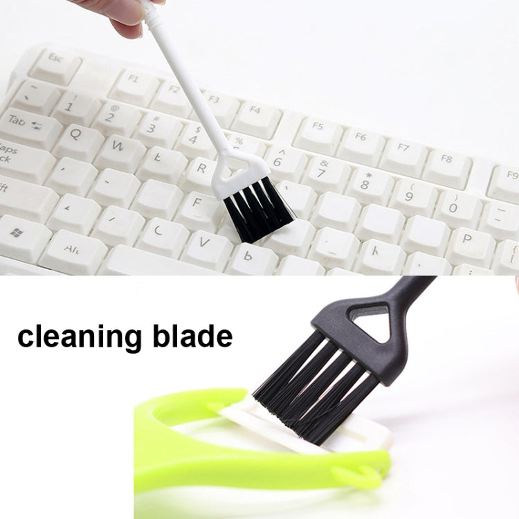 50 PCS  Keyboard Brush Coffee Machine Razor Dust Cleaning Brush, 50 PCS Random Color Delivery