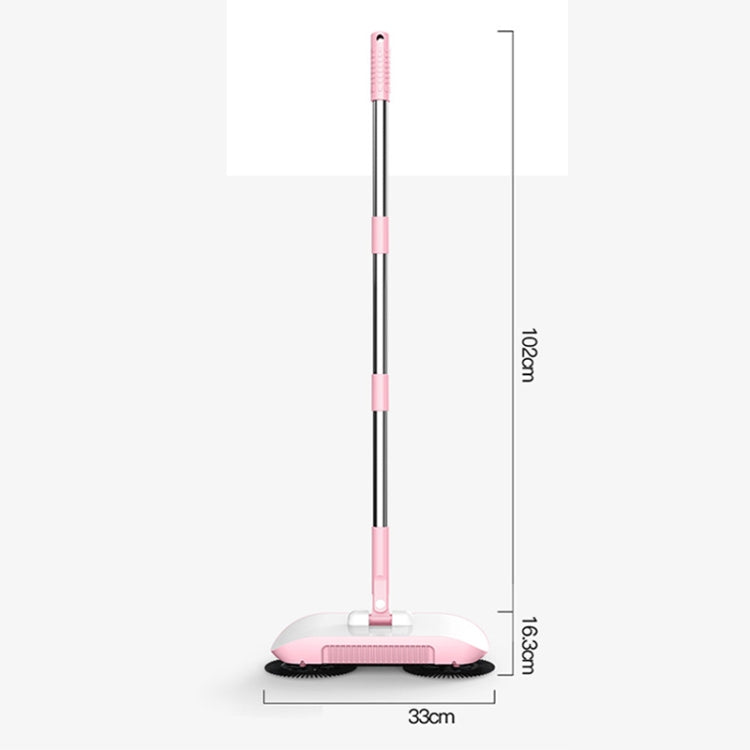 X2 Gear-assisted Walk-behind Sweeper, with 1 Rag, with 2 Rags, with 3 Rags