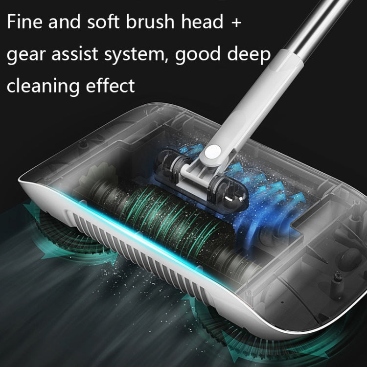 X2 Gear-assisted Walk-behind Sweeper, with 1 Rag, with 2 Rags, with 3 Rags