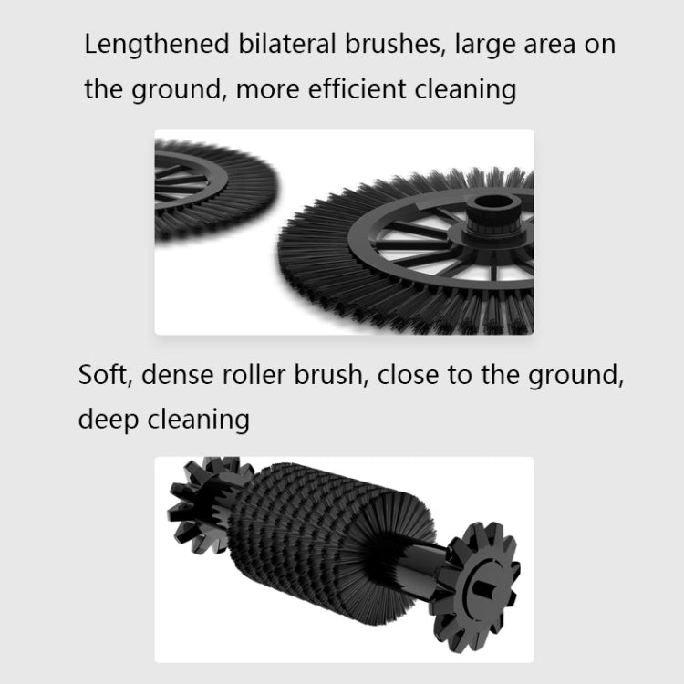 X2 Gear-assisted Walk-behind Sweeper, with 1 Rag, with 2 Rags, with 3 Rags
