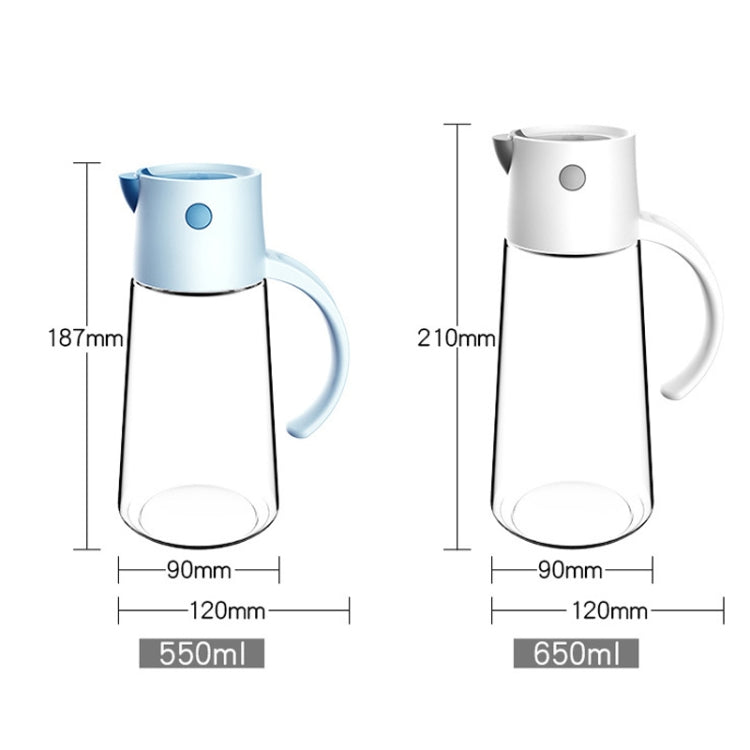 Kitchen Automatic Opening and Closing Leak-proof Oiler With Lid, Capacity:, 550ml, 650ml