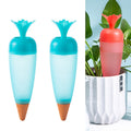 2 PCS Carrot-shaped Automatic Flower Watering Device Seepager, 2 PCS Carrot-shaped Blue, 2 PCS Carrot-shaped Green
