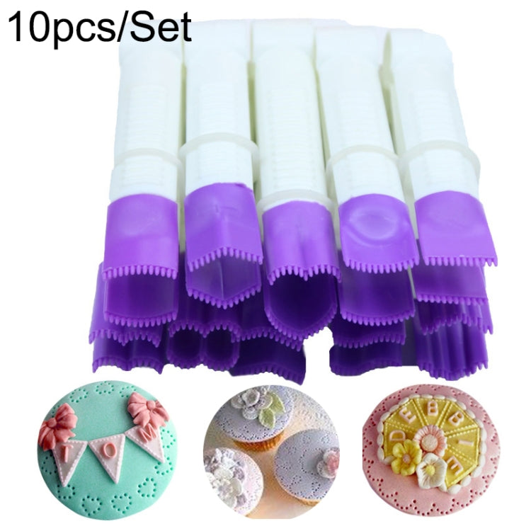 Plastic Lace Clip Fondant Cake Shape Baking Tool Set