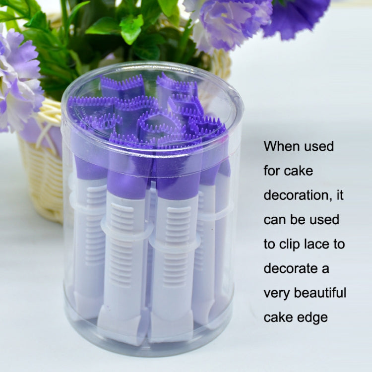 Plastic Lace Clip Fondant Cake Shape Baking Tool Set