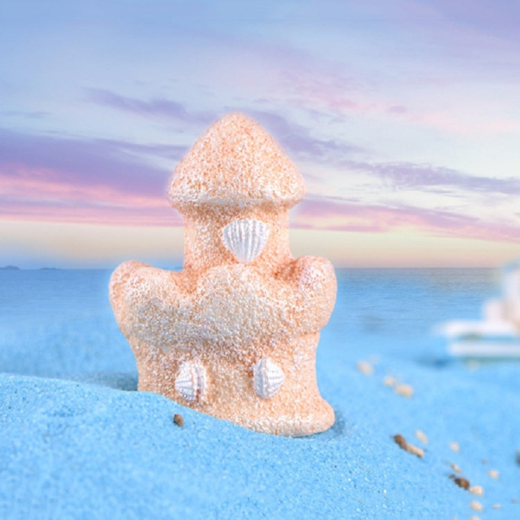 Beach Ocean Series Resin Craft Ornament Sand Carving Castle, Mermaid 2, Mermaid 3