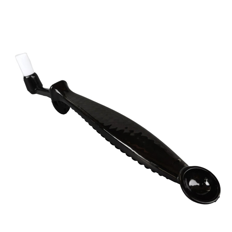 2 PCS KFS-05 Longitudinal Handle Coffee Machine Cleaning Brush, Black, Red