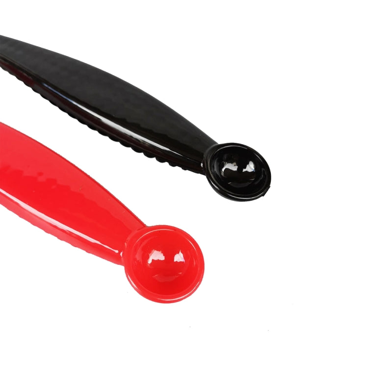 2 PCS KFS-05 Longitudinal Handle Coffee Machine Cleaning Brush, Black, Red