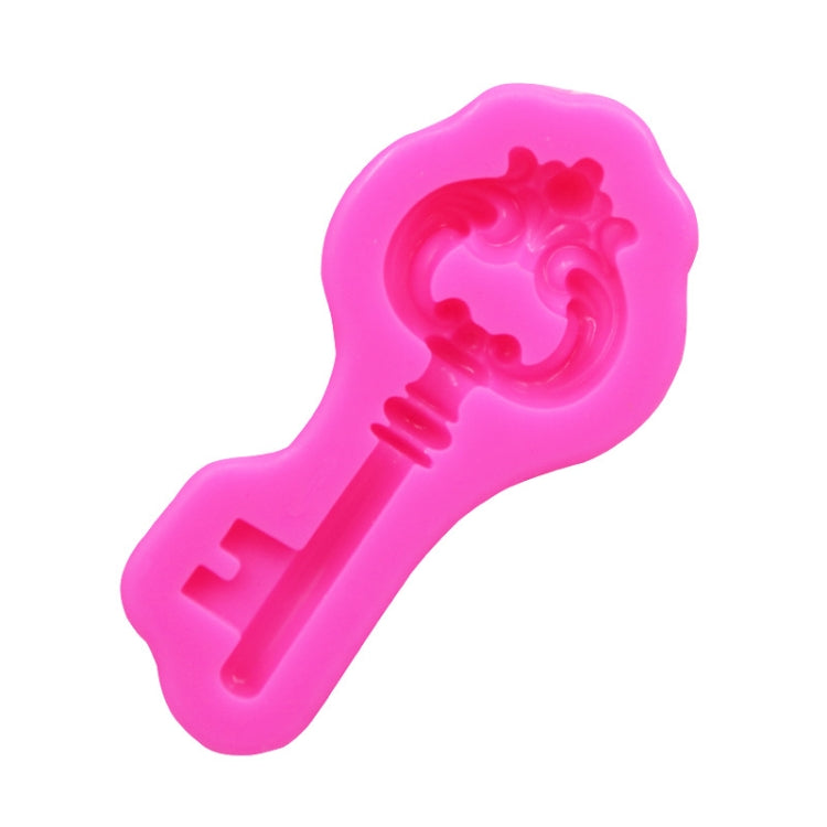 2 PCS Retro Key Fondant Cake Chocolate Silicone Mold, Retro Key