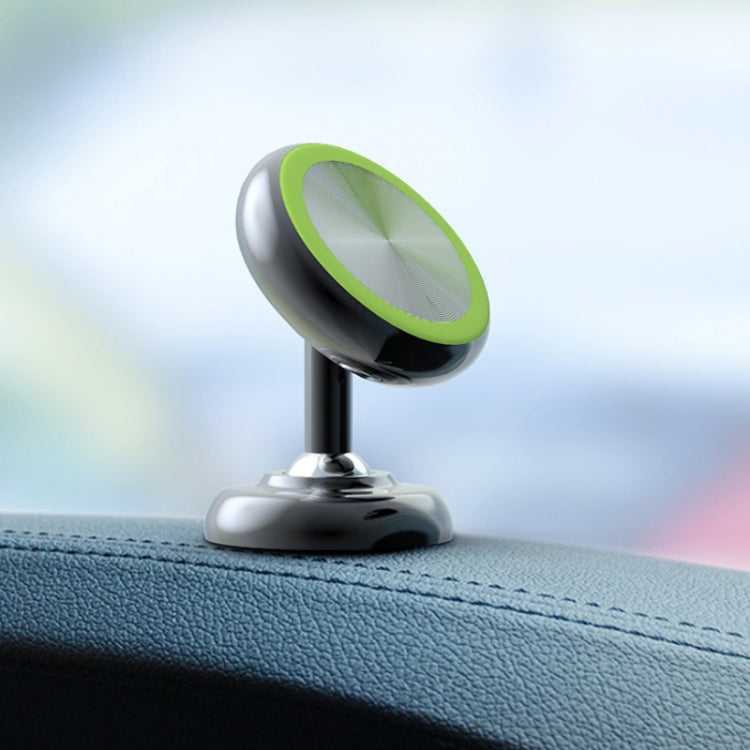 Car Aluminum Alloy Magnetic Mobile Phone Holder, Black (Luminous), Red (Luminous)