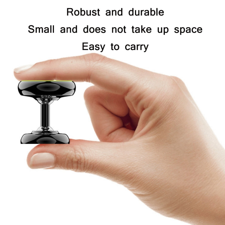 Car Aluminum Alloy Magnetic Mobile Phone Holder, Black (Luminous), Red (Luminous)
