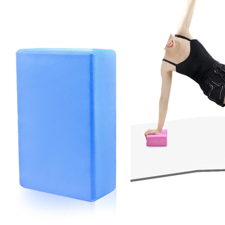 EVA Anti-slip Anti-compression Yoga Fitness Brick, Princess Pink, Gemstone Blue, Deep Purple