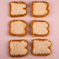 Bread Dish Towel Acrylic Polyester Dish Cloth, 6 PCS / Bag