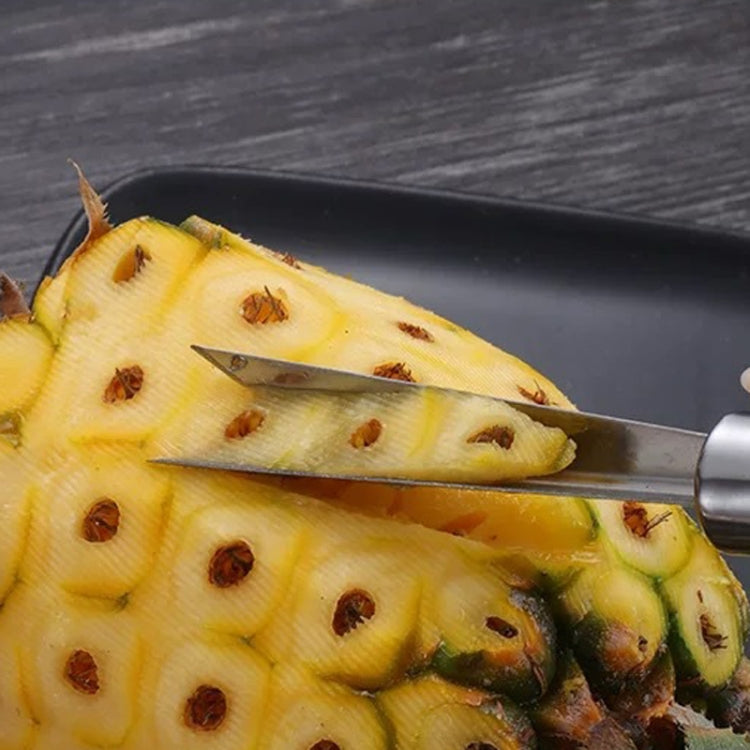 4 In 1 Stainless Steel Pineapple Knife Fruit Knife Sugar Cane Peeler, Pineapple Knife