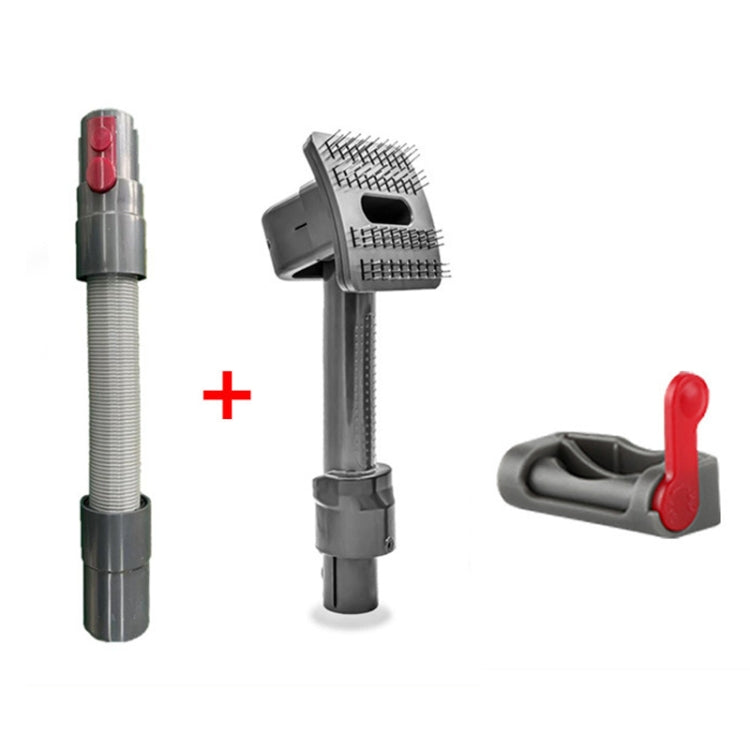 Vacuum Cleaner Accessories for Dyson V7 V8 V10 V11, Pet Brush+Hose+Switch Lock