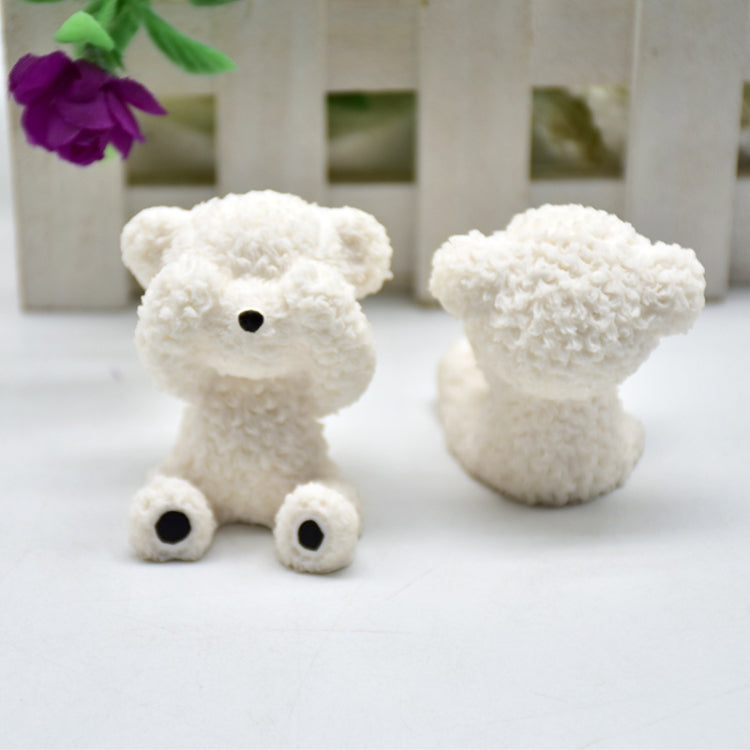 DIY Stereo Bear Aroma Cake Baking Silicone Mold, No Tail Cover Mouth Bear, With Tail Covering Eyes Bear