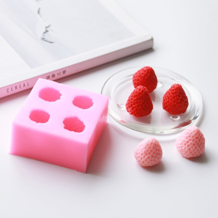 DIY Strawberry Chocolate Baking Silicone Mold, Strawberry Mold